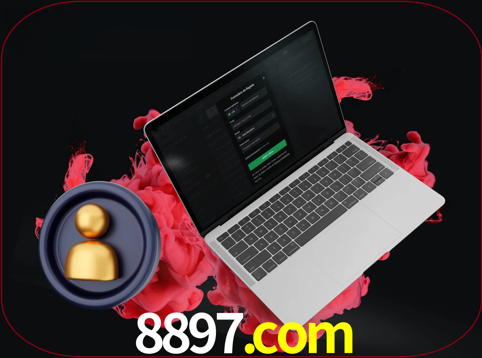 No cabeçalho do site 8897, clique no botão que o levará a um formulário especial onde terá de introduzir as suas informações actuais.